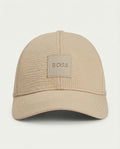 BOSS Seersucker Cap with Logo Patch