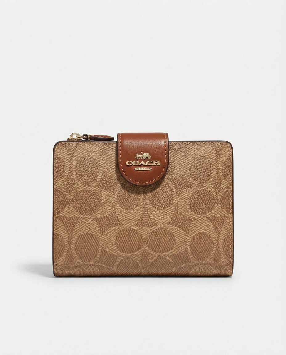 Coach Medium Corner Zip Wallet