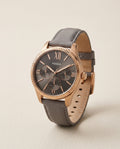 Fossil Women's Rye Multifunction Gray Leather Watch