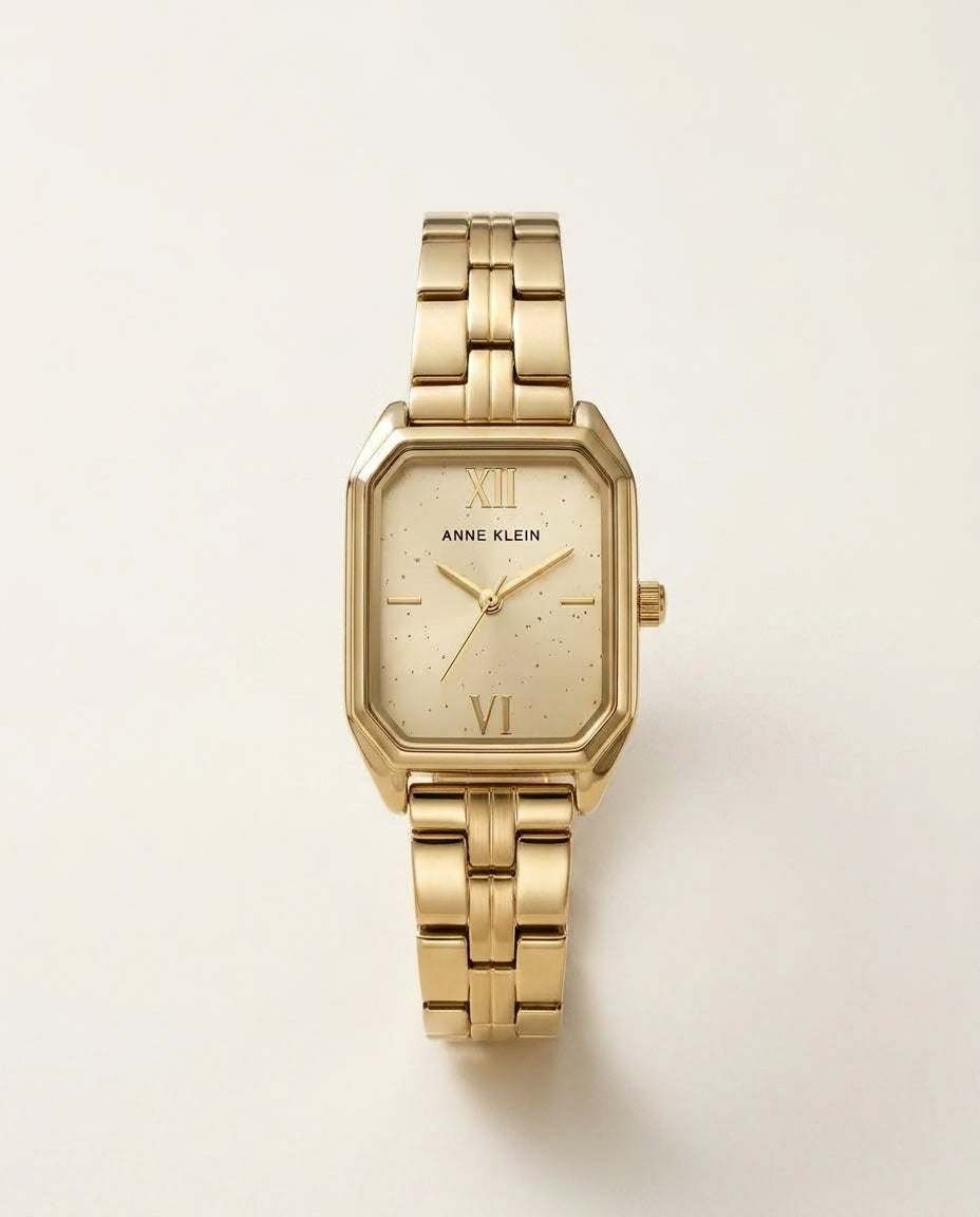 Anne Klein Gold Stainless Steel Bracelet Analog Watch