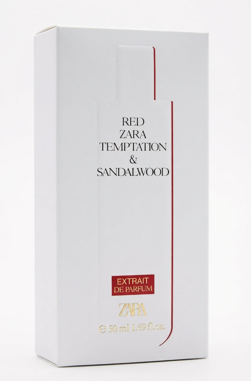 RED ZARA TEMPTATION &amp; SANDALWOOD Extrait de Parfum