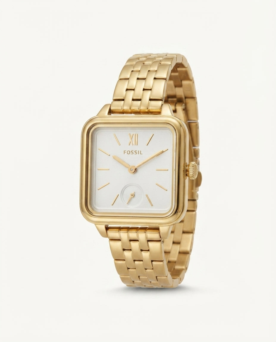 Fossil Colleen 28 mm Three-Hand Gold-Tone Stainless Steel Watch