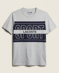 Lacoste Men's Regular Fit Cotton Sport T-Shirt | Grey