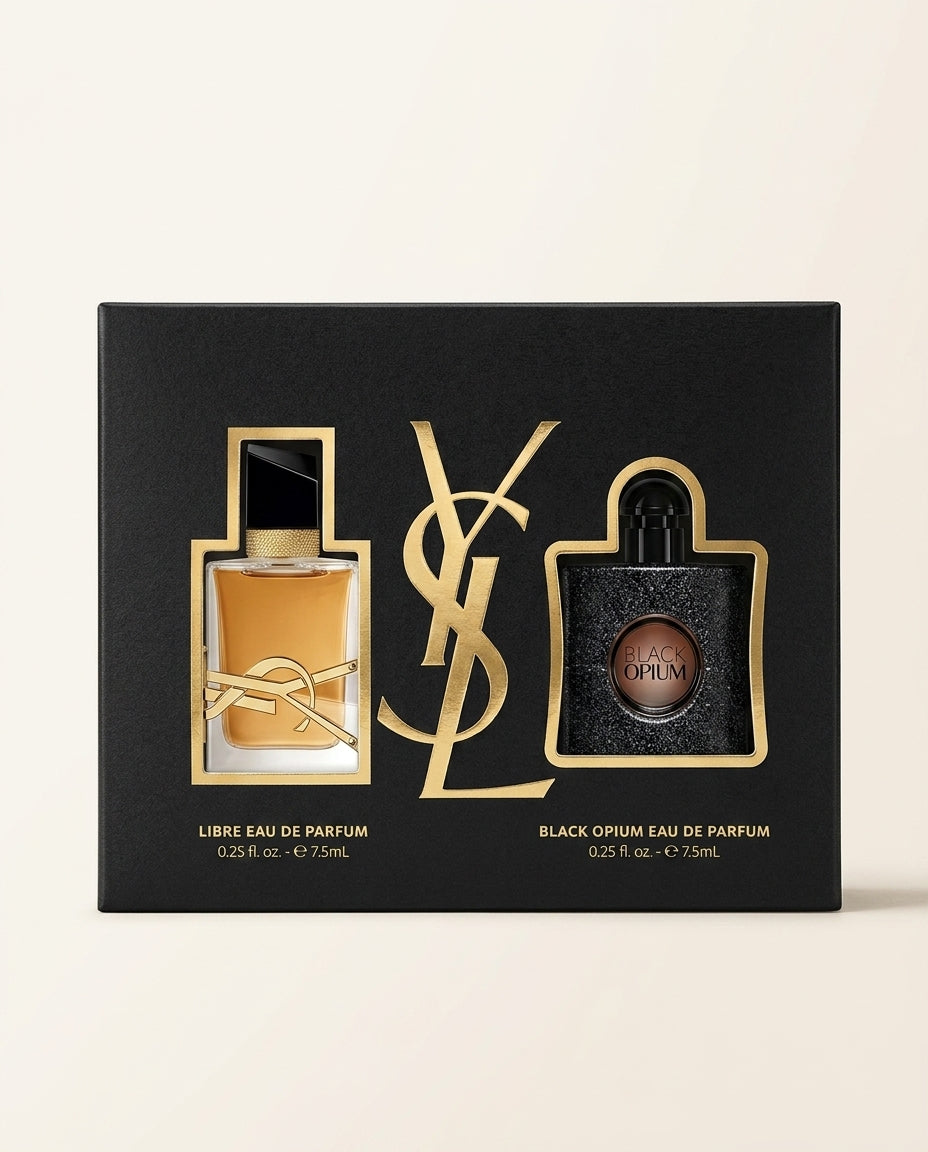 Mini Black Opium & Libre Eau de Parfum Duo 0.25oz each