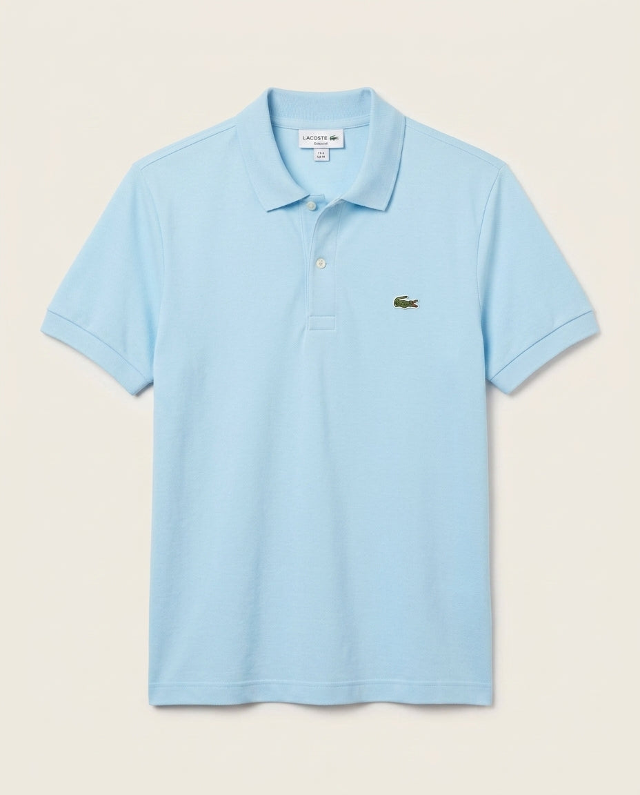 Lacoste L.12.12 Cotton Petit Piqué Polo Shirt | Light Blue