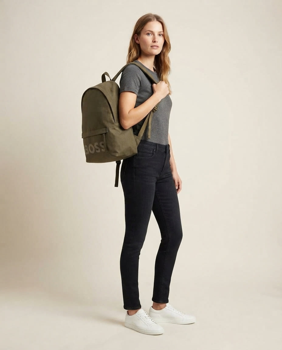 BOSS Pixel Logo Backpack