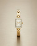 Anne Klein Rectangular Case Bracelet Watch AK/3780BKGB