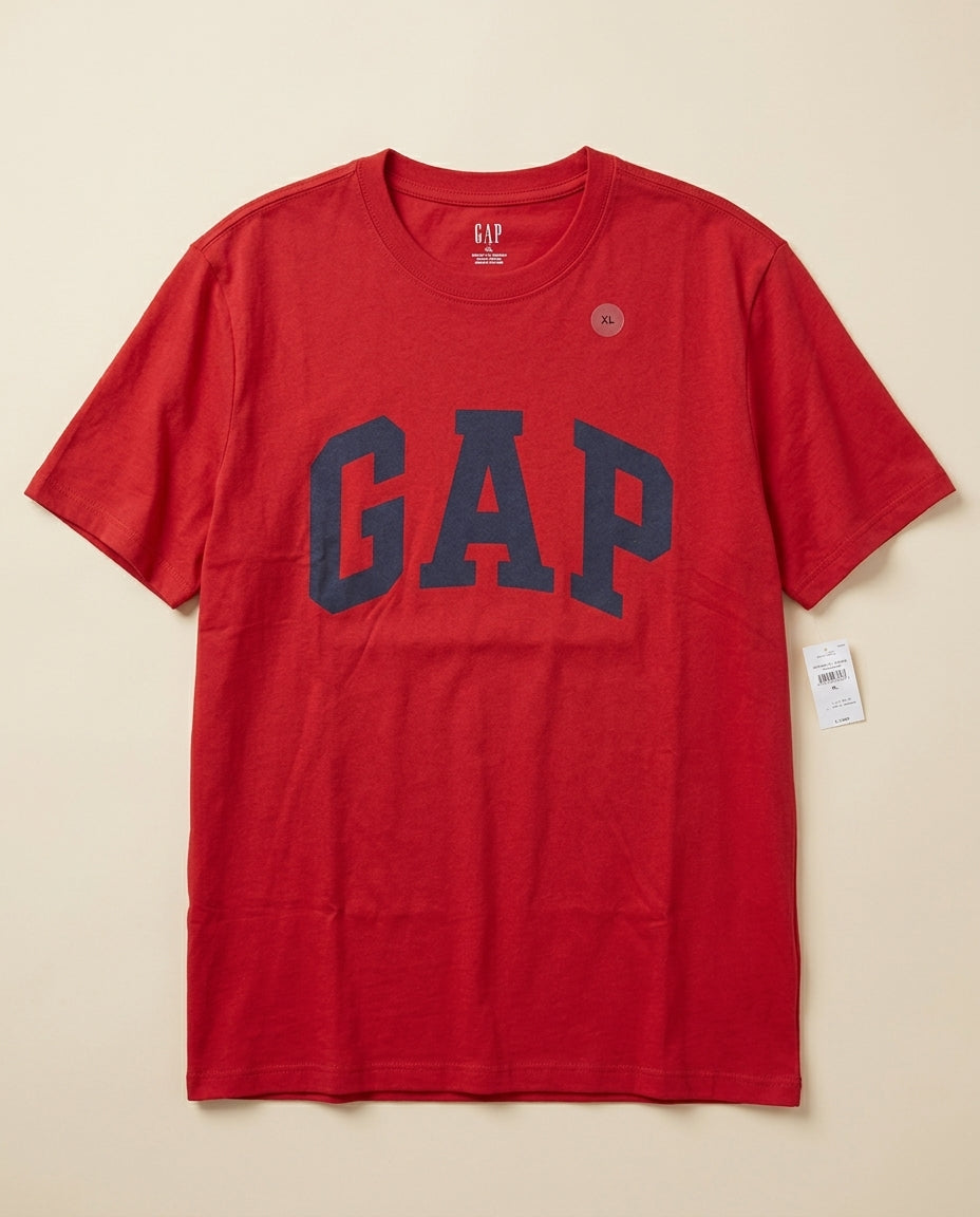 GAP Cotton Crewneck T-Shirt | Red