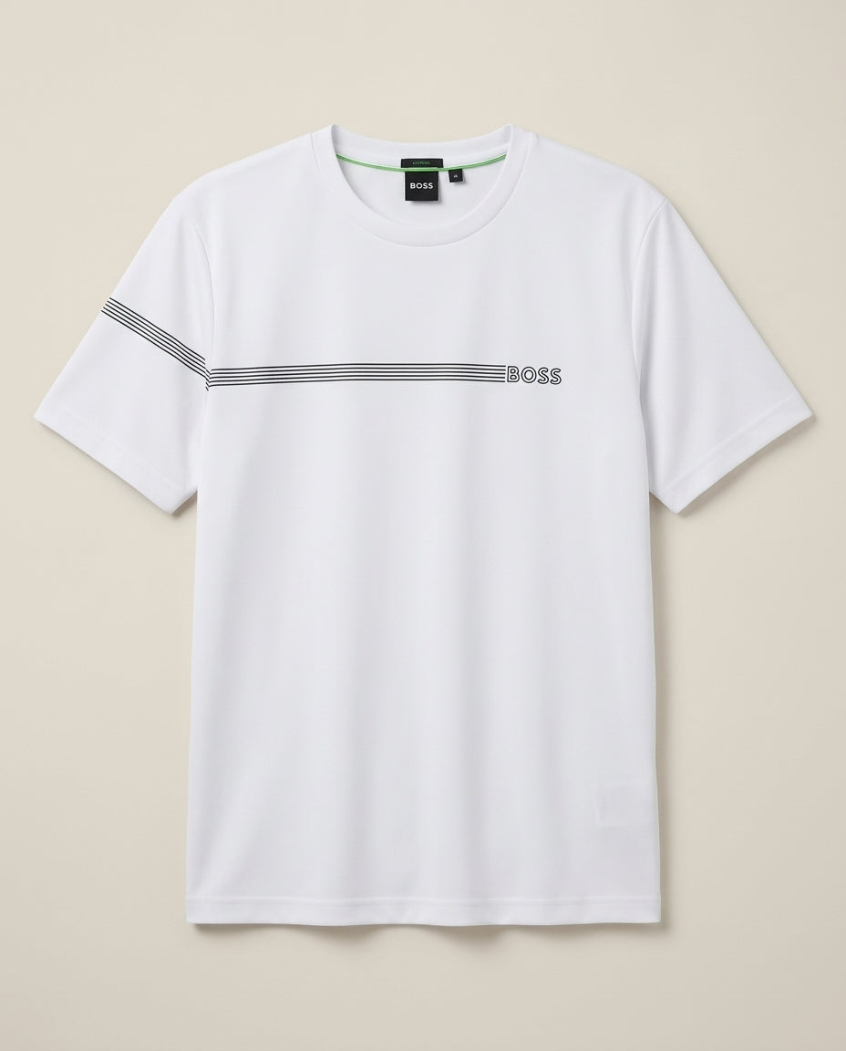 BOSS Tee 5 Active Stretch-Jersey T-Shirt