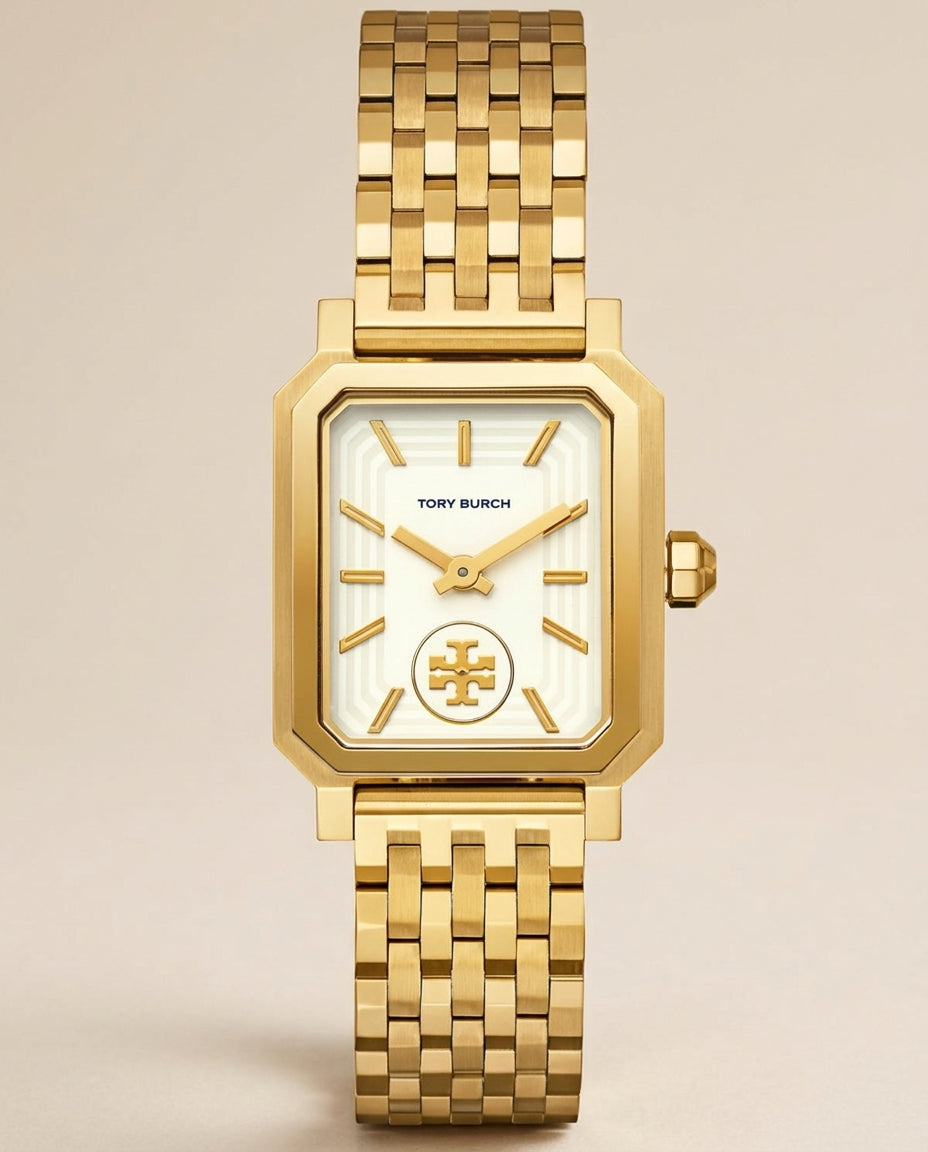 Tory Burch Robinson Gold-Tone Bracelet Watch