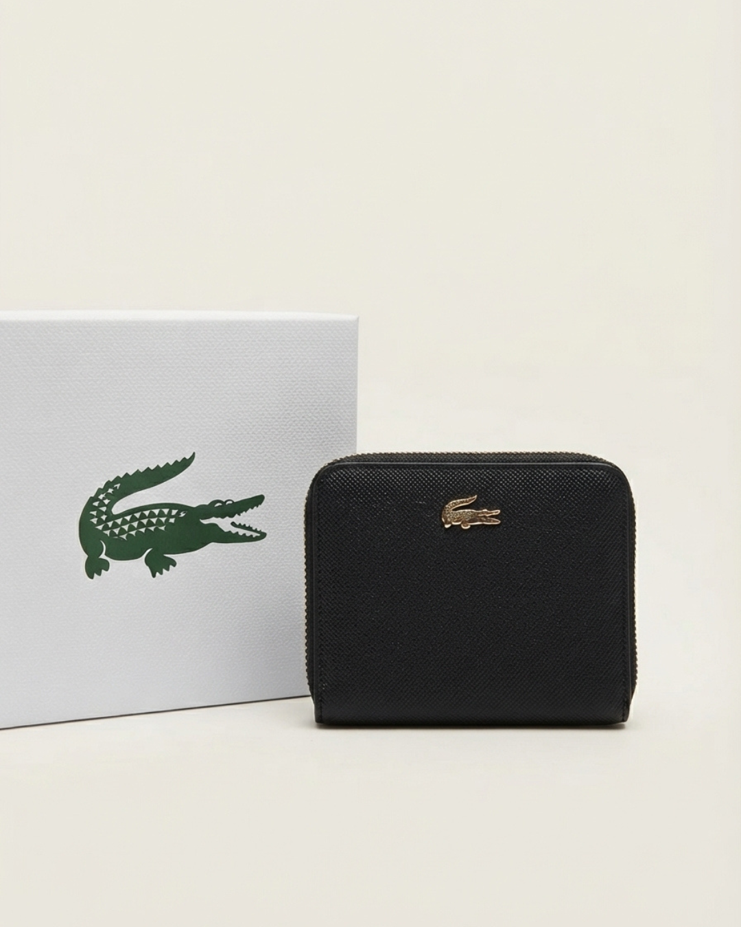 Lacoste Small Zipped Wallet | Black