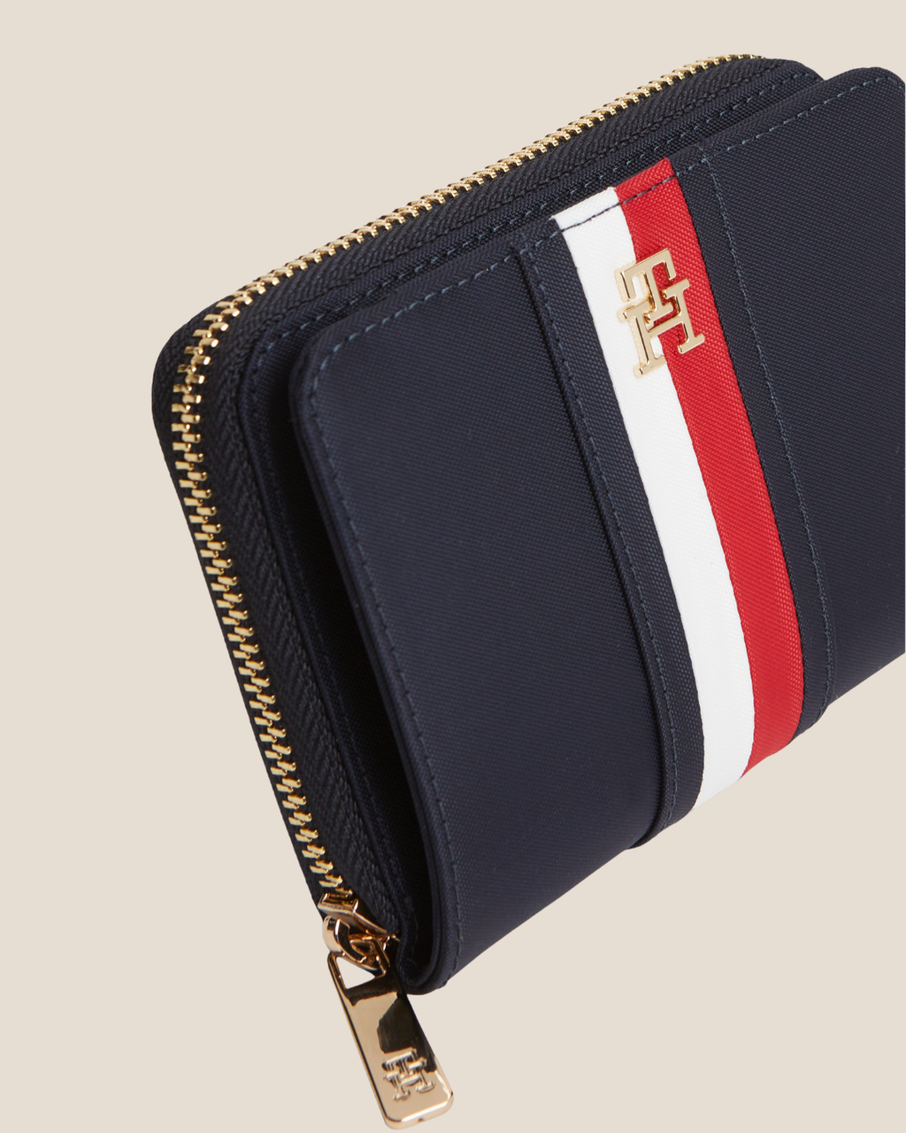 Tommy Hilfiger Icon Global Stripe Zip-Around Wallet